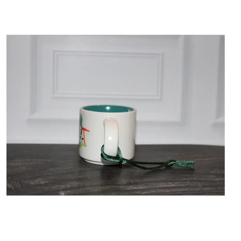 Starbucks Oregon Discovery Series 2oz Ornament Mug Mini Cup NOT FULL SIZE